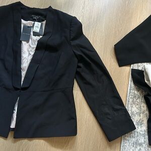 Ann Taylor Elegant Black Suit Jacket